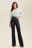 Calça Jeans Modeladora Wide Leg Fantástica