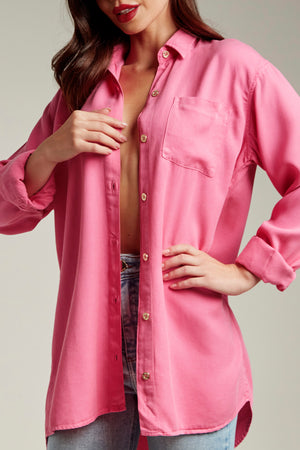 Camisa Térmica Oversized Pink Liocel