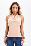 Blusa Curve Frente Única Degagê Nude