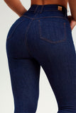 Calça Jeans Modeladora Revolucionária Escura Flare