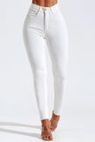 Calça Jeans Modeladora Skinny Off White