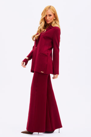 Blazer Comfort Office Feminino Marsala