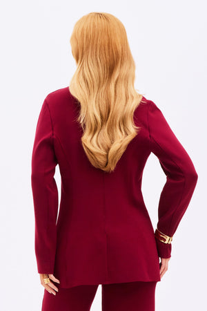 Blazer Comfort Office Feminino Marsala