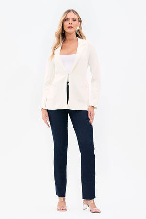 Blazer Comfort Office Off White