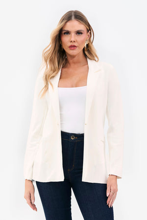Blazer Comfort Office Off White