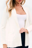 Blazer Comfort Office Off White