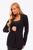 Blazer Comfort Office Preto