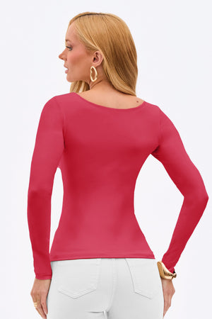 Blusa Manga Longa Curve Pink