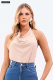 Blusa Curve Frente Única Degagê Nude