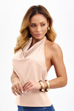 Blusa Curve Frente Única Degagê Nude