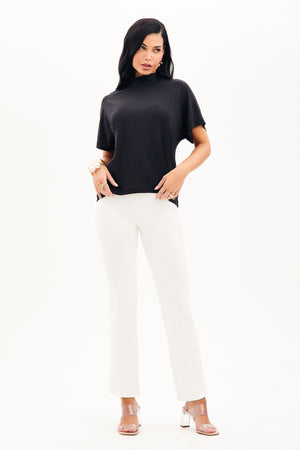 Camiseta Premium Basic Manga Morcego Preta