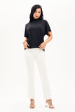 Camiseta Premium Basic Manga Morcego Preta