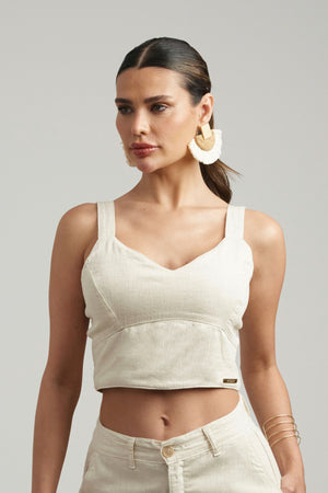 Cropped Ultra Premium Areia