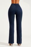 Calça Jeans Modeladora Azul Marinho Reta