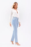 Calça Jeans Modeladora Basic Reta Cós Super Alto