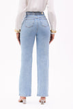 Calça Jeans Modeladora Basic Reta Cós Super Alto
