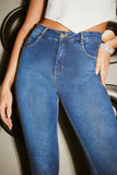 Calça Jeans Modeladora Curva dos Sonhos Flare Cós Médio