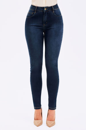 Calça Jeans Skinny Modeladora Curva dos Sonhos Cintura Média