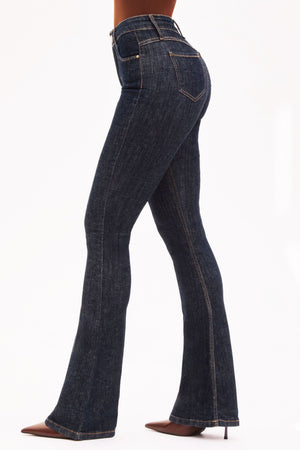 Calça Jeans Flare Modeladora Fantástica Cintura Alta