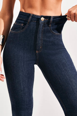 Calça Jeans Modeladora Fantástica Skinny Cós Alto