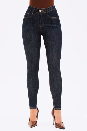 Calça Jeans Skinny Modeladora Fantástica Cintura Alta