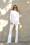 Calça Comfort Office Flare Off White