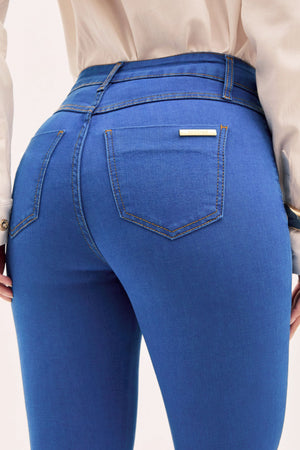 Calça Jeans Flare Modeladora Linea Cintura Média