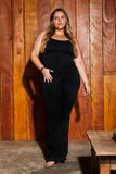 Calça Jeans Modeladora Flare Preto Intenso Cós Médio
