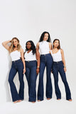 Calça Jeans Ultra Modeladora Flare Cós Alto
