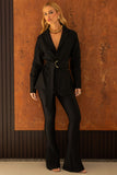 Calça Ultra Modeladora Glam Flare Cós Alto - Preta