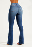 Calça Jeans Modeladora Inesquecível Boot Cut Cós Médio