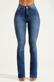 Calça Jeans Modeladora Inesquecível Boot Cut Cós Médio