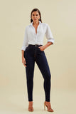 Calça Jeans Modeladora Luxury Skinny Cós Super Alto