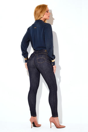 Calça Jeans Skinny Modeladora Sculpt Fantástica Cintura Alta