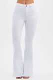 Calça Jeans Mega Bumbum Flare Milagrosa Cós Médio - Branca