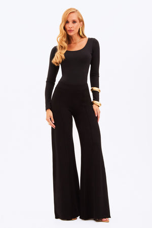 Calça Pantalona Comfort Office Basic Preta