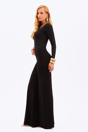 Calça Pantalona Comfort Office Basic Preta