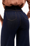 Calça Jeans Pantalona Ultra Modeladora Cós Super Alto