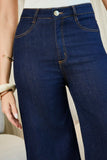Calça Jeans Ultra Modeladora Pantalona Cós Super Alto