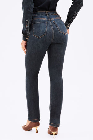Calça Jeans Reta Dry Comfort Cós Alto
