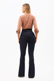 Calça Jeans Ultra Modeladora Flare Cós Alto