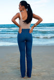 Calça Jeans Modeladora Reta Jeans Médio Cós Médio