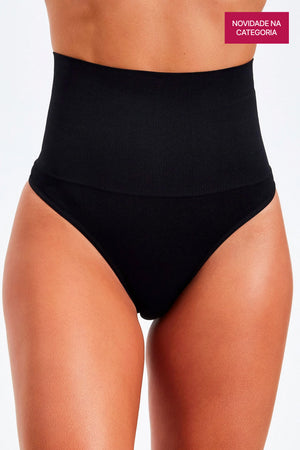Calcinha Modeladora Fio Preta