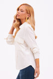 Camisa de Viscose Texturizada Aura Off White
