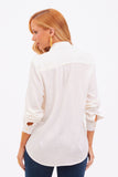 Camisa de Viscose Texturizada Aura Off White