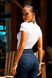 Camiseta Curve Básica Branca