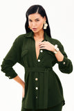 Camisa Oversized Comfort Office Verde