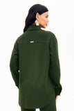 Camisa Oversized Comfort Office Verde