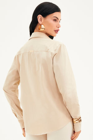 Camisa Impermeável Manga Longa Nude