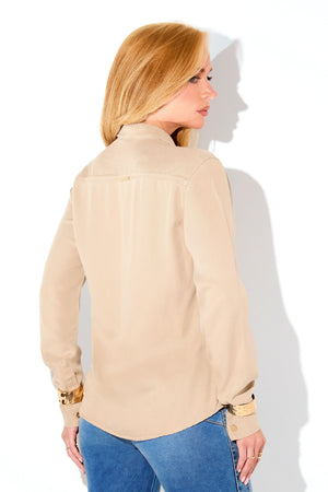 Camisa Feminina de Liocel Aura Nude